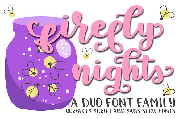 Firefly Nights - A Duo Font Family preview 7