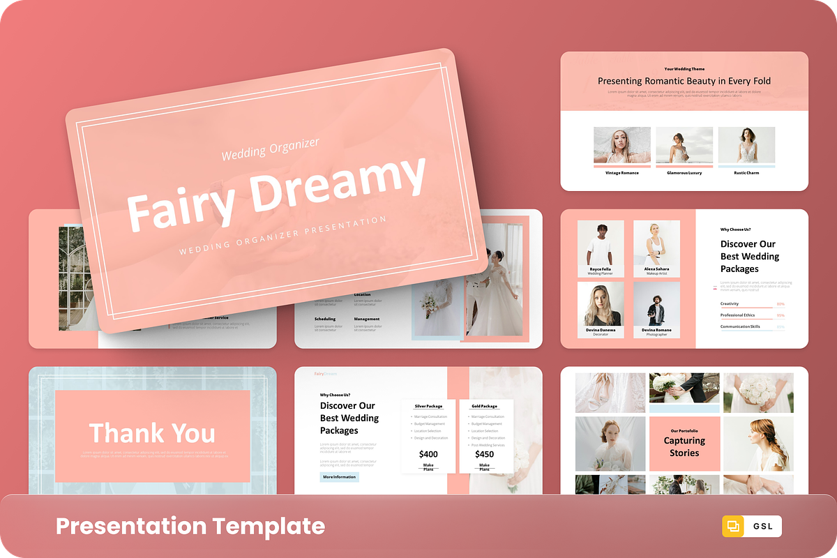 Fairy Dream - Wedding Organizer, a Presentation Template by GraphauseProject (Photo 1 of 6)