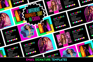 Canva Email Signature Bundle, an Email Template by SunshineStudioBoutique