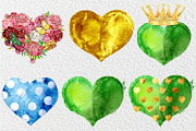 Watercolor hearts, an Object Illustration by Watercolor fantasy (Thumbnail 2 of 5)