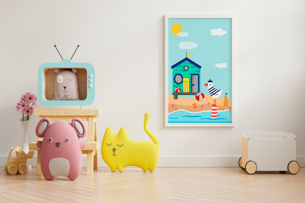 Beach houses set., an Illustration by irina_kutuzova (Photo 5 of 8)