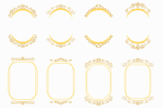 Oval Ornamental Frame Vector Bundle, a Decorative Illustration by Kusumaillustration (Thumbnail 10 of 16)