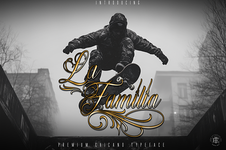 La Familia, Chicano Typeface