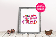 Frame Mockup w/ Philodendron & Decor, a Print Template by Hype Your Prints (Thumbnail 7 of 10)