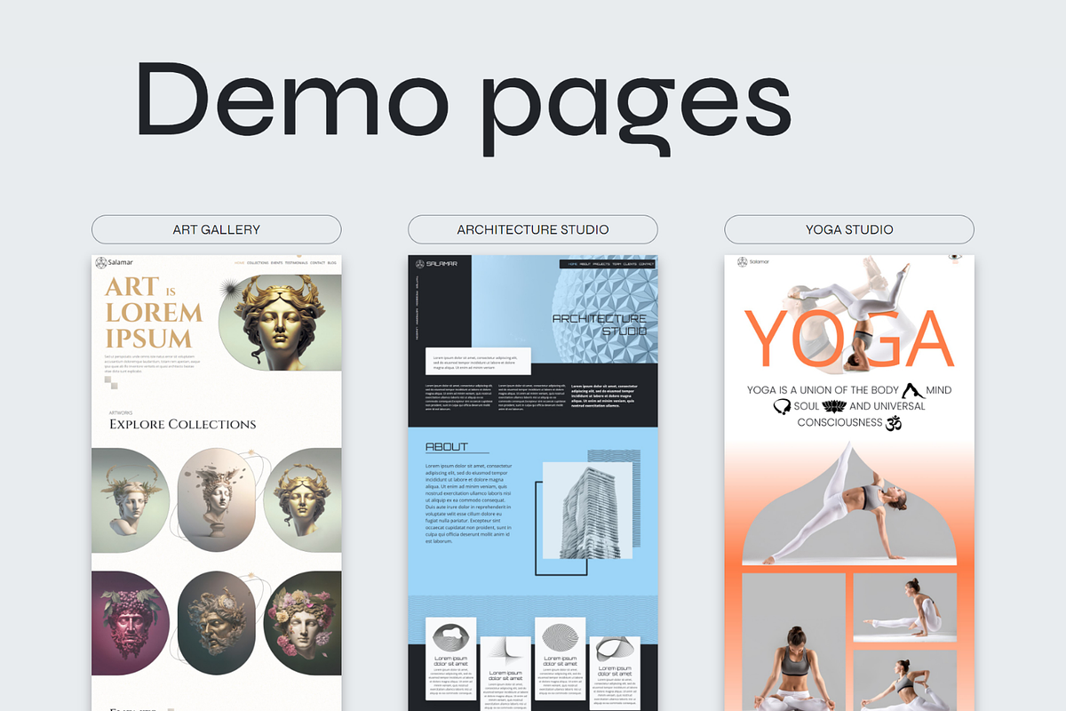 Salamar - multipurpose html template, a HTML Template by salamar (Photo 2 of 2)