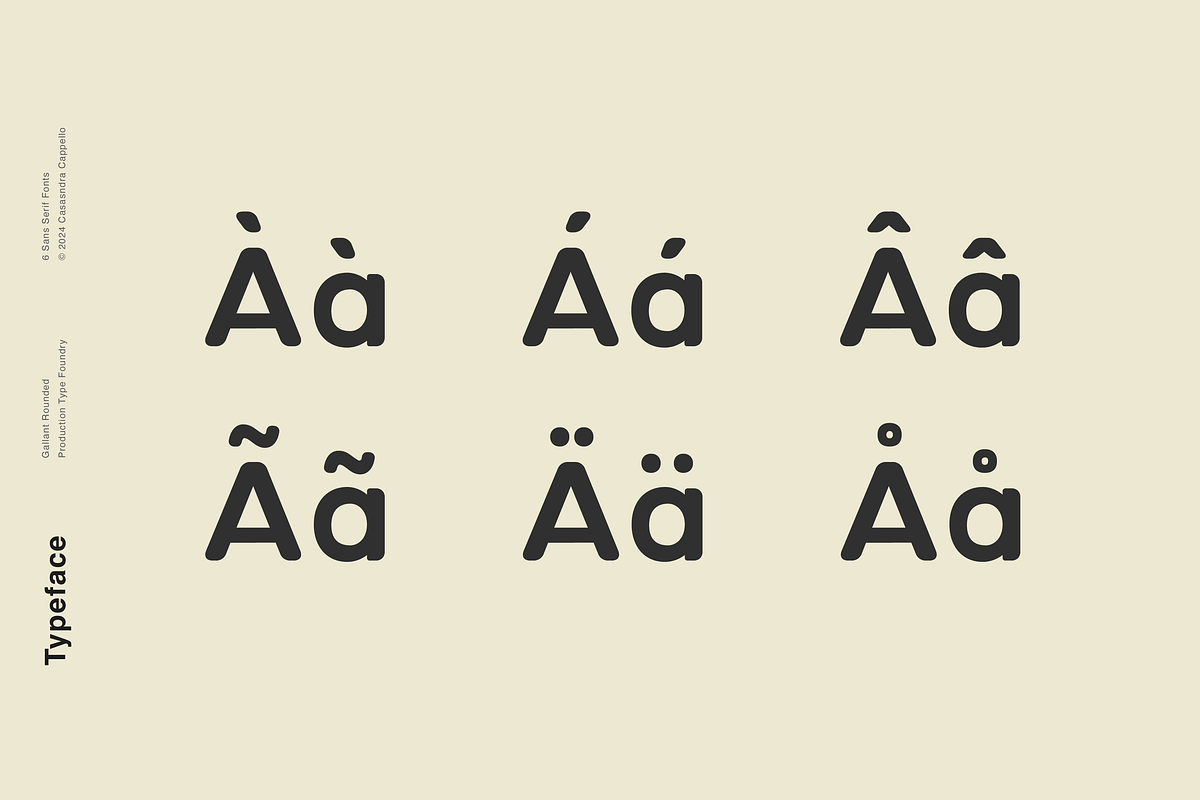 Gallant Rounded - Geometric Typeface, a Sans Serif Font by Cassandra Cappello (Photo 5 of 7)