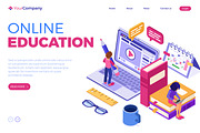 Online distance education from home, an Education Illustration by TAlex (Thumbnail 6 of 6)