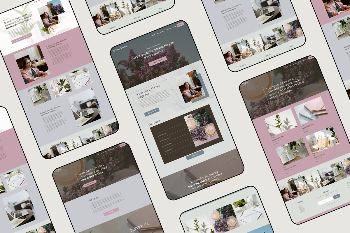 Squarespace 7.1 Template | The Venus, a Templates & Theme by Wild Horse Creative (Photo 2 of 3)