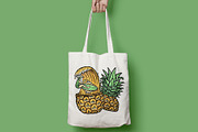 Surfing in pineapple illustration, a Person Illustration by gunaonedesign (Thumbnail 3 of 5)