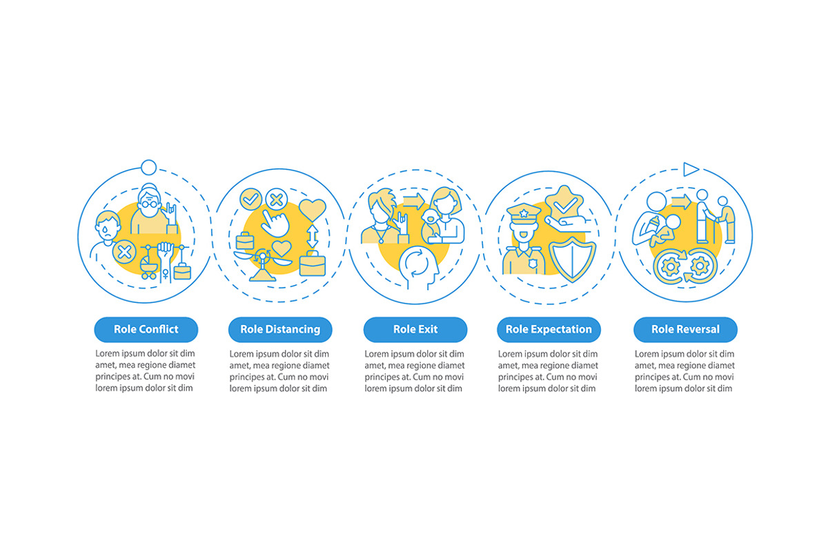 Social position concept infographic, a Templates & Theme by IMG Visuals