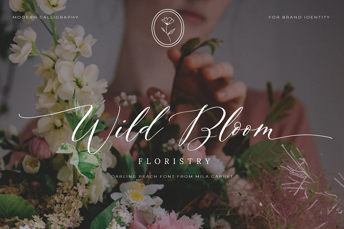 Darling Peach Wedding Heart Script, a Script Font by Mila Garret (Photo 13 of 16)