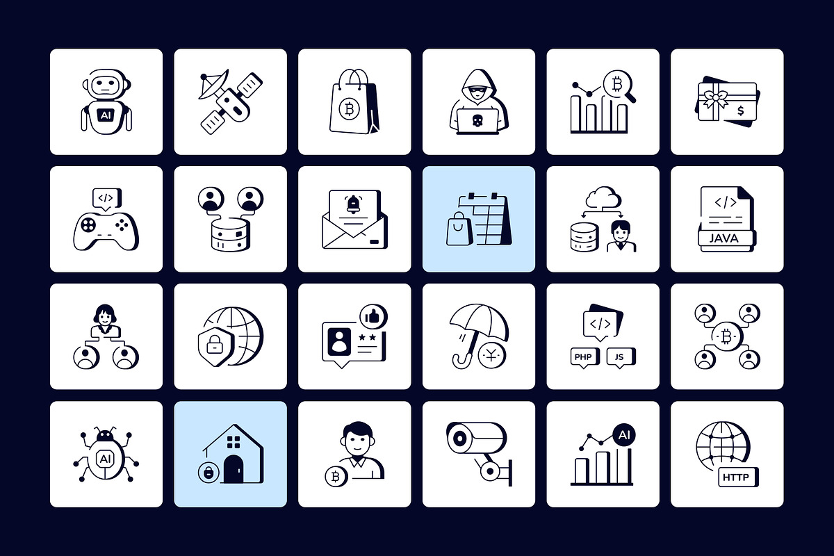 500 Technology Icons, an Outline Icon by Prosymbols (Photo 8 of 18)