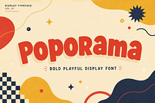 Poporama – Bold Playful Display Font