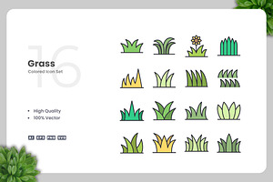 Grass Colored Icons, an Icon by Upnowgraphic