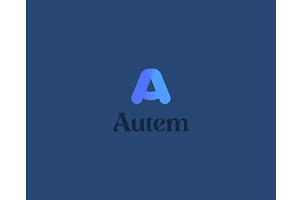 Abstract letter A fluid gradient, an Illustration by Bureau