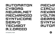 Revolta - Tech Display Font, a Sans Serif Font by Vesvocrea (Thumbnail 6 of 8)