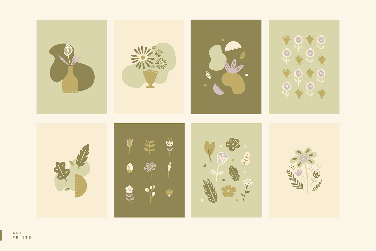 Botanical Seamless Patterns, a Pattern Graphic by studiocolectivo (Photo 12 of 12)