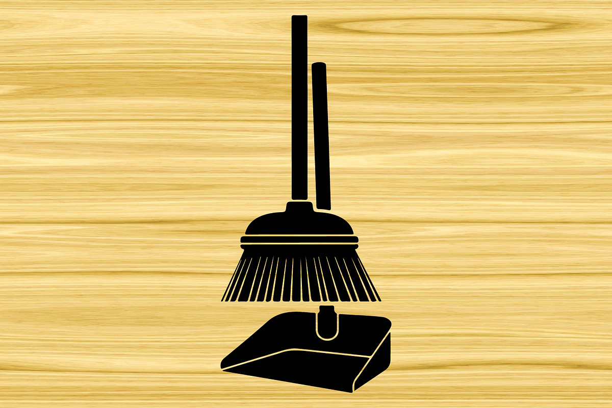 Cleaning Tool Silhouette Vector Bund, an Illustration by abu67222 (Photo 3 of 4)