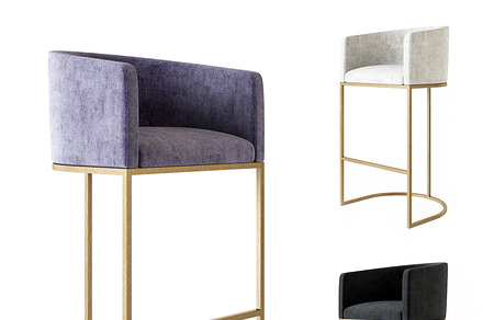 Bar chair Liana Rooma, a Furniture 3D Model by anna-archi shop