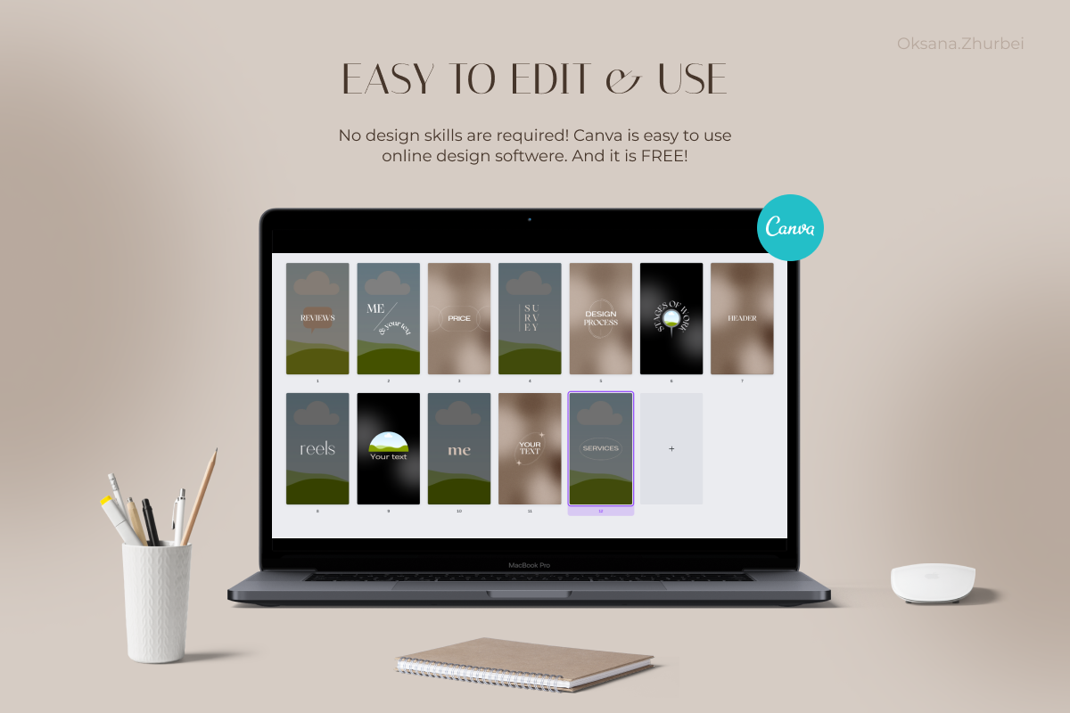 BUNDLE 3 in 1 - for elegant Insta, a Social Media Template by Make It Yours Lab. (Photo 16 of 17)
