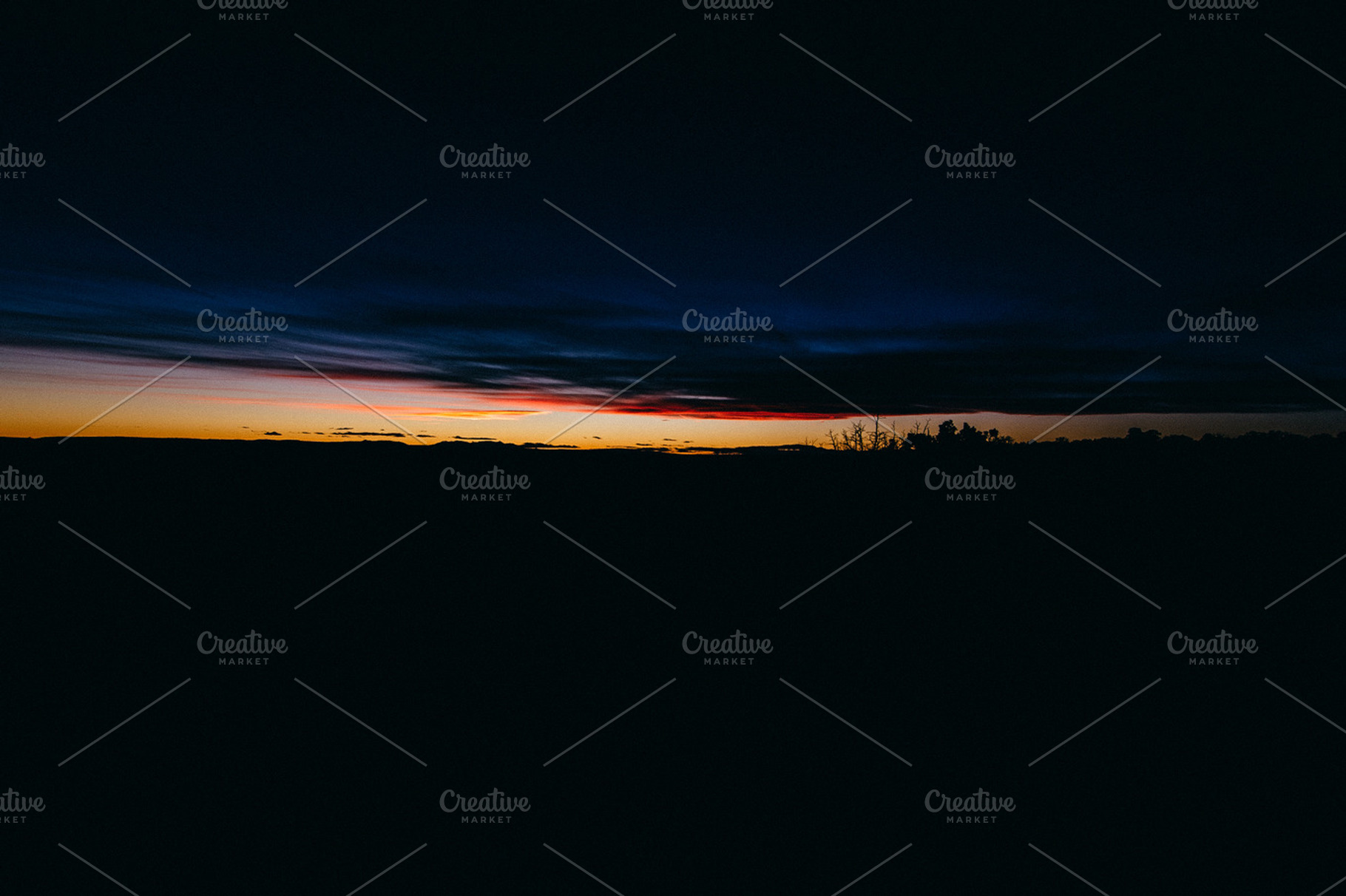 Desert sunset stock photo containing desert and sunset, a Nature Photo by Stephanie Mikuls