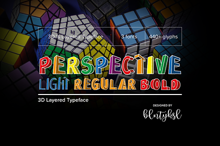 Perspective Sans, a Sans Serif Font by BULENT YUKSEL