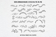 Hand Drawn Decorative Swirls Bundle, a Decorative Illustration by Guavanaboy (Thumbnail 2 of 3)