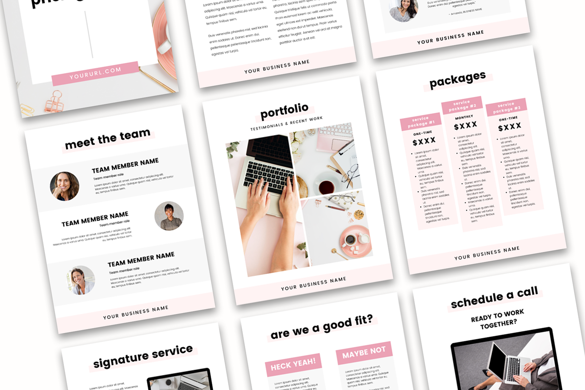 Services & Pricing Template | Canva, a Presentation Template by The Template Lounge (Photo 4 of 7)