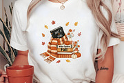Just a Girl Who Loves Fall, Bookish, an Illustration by DreamArtGraphic (Thumbnail 5 of 5)
