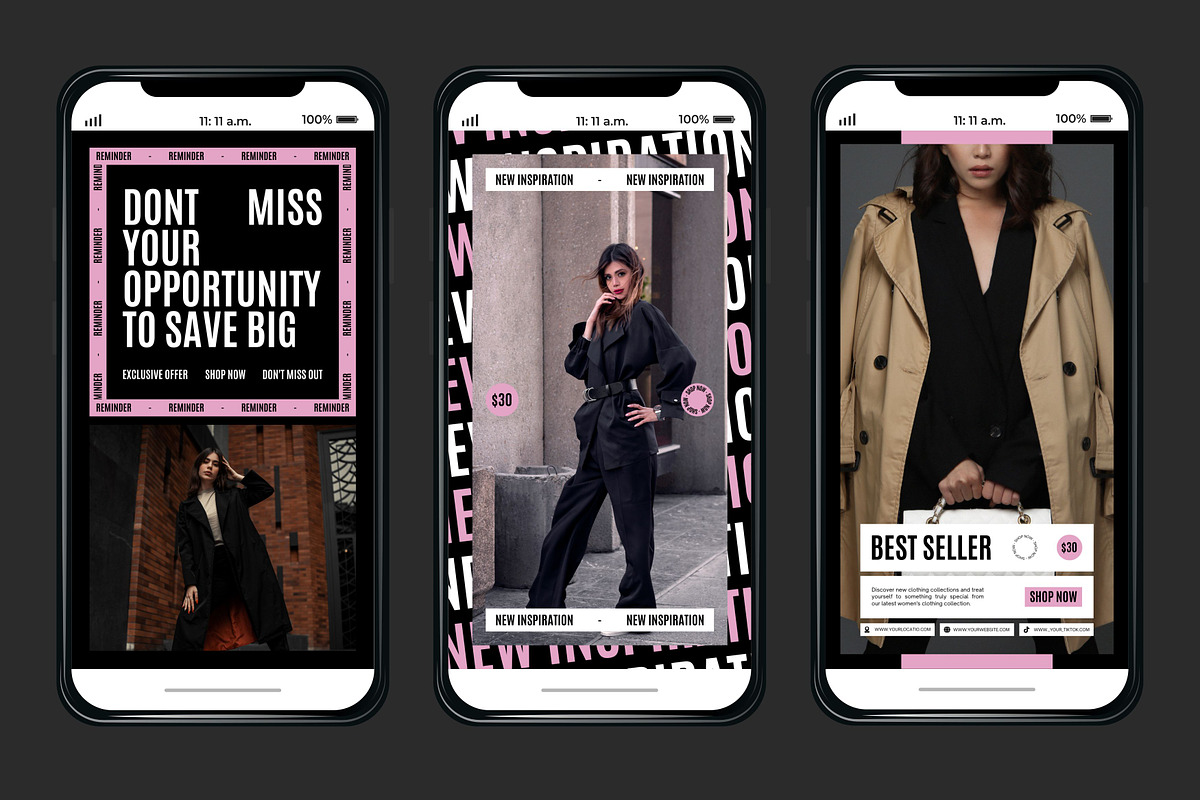 Fashion Pink Template, a Social Media Template by Kalubuak (Photo 8 of 10)
