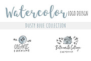 Watercolor Brush TextureDusty Blue, a Texture Graphic by Sahar Heumesser (Thumbnail 2 of 8)