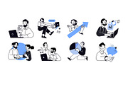 Basic Business, a Person Illustration by PureSolution (Thumbnail 2 of 6)