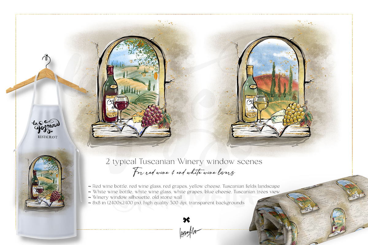 Wine Food Spa Resort Branding Kit preview 4