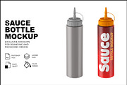 Sauce Bottle Mockup, a Cups & Container Mockup by mockupbuys (Thumbnail 1 of 3)