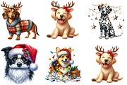 Christmas Cute Dog Sublimation, an Illustration by DreamArtGraphic (Thumbnail 5 of 5)