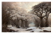 Wipe Co - Rococo Winter Landscapes, a Decorative Illustration by milatovar (Thumbnail 11 of 16)