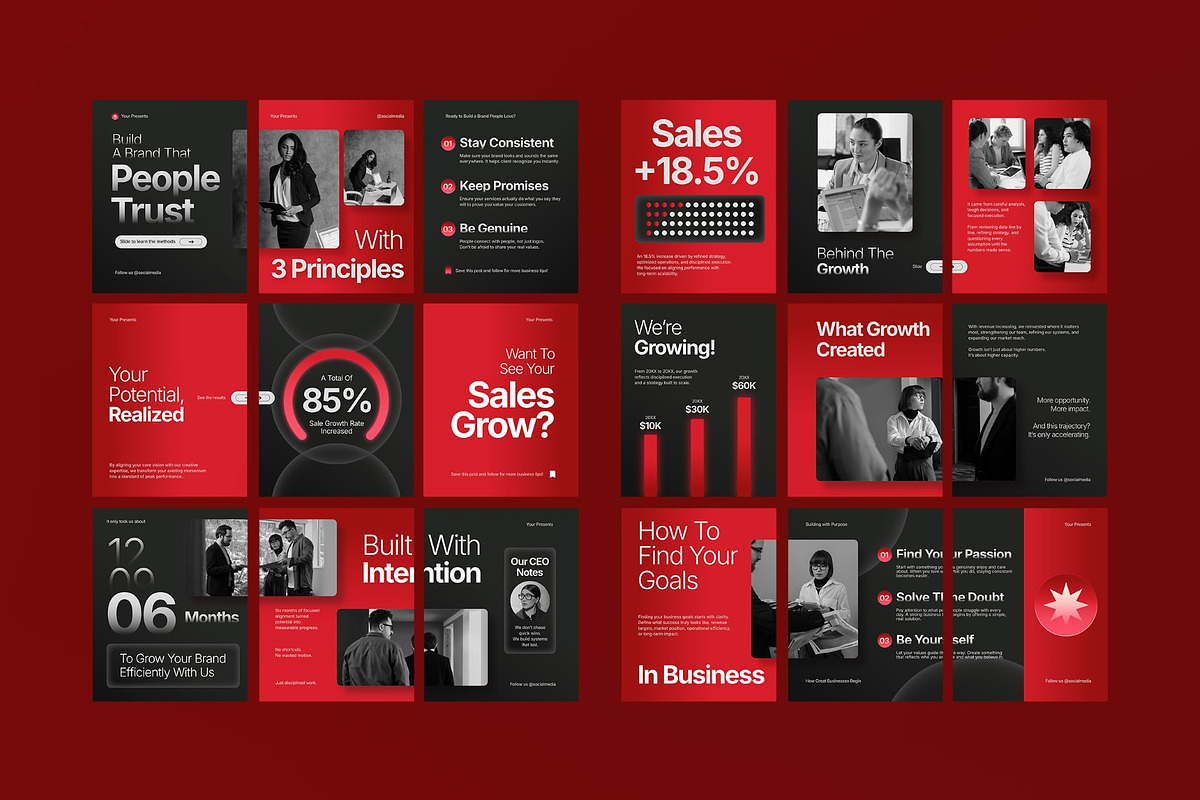 Business Instagram Carousel, a Social Media Template by graphicook (Photo 3 of 3)