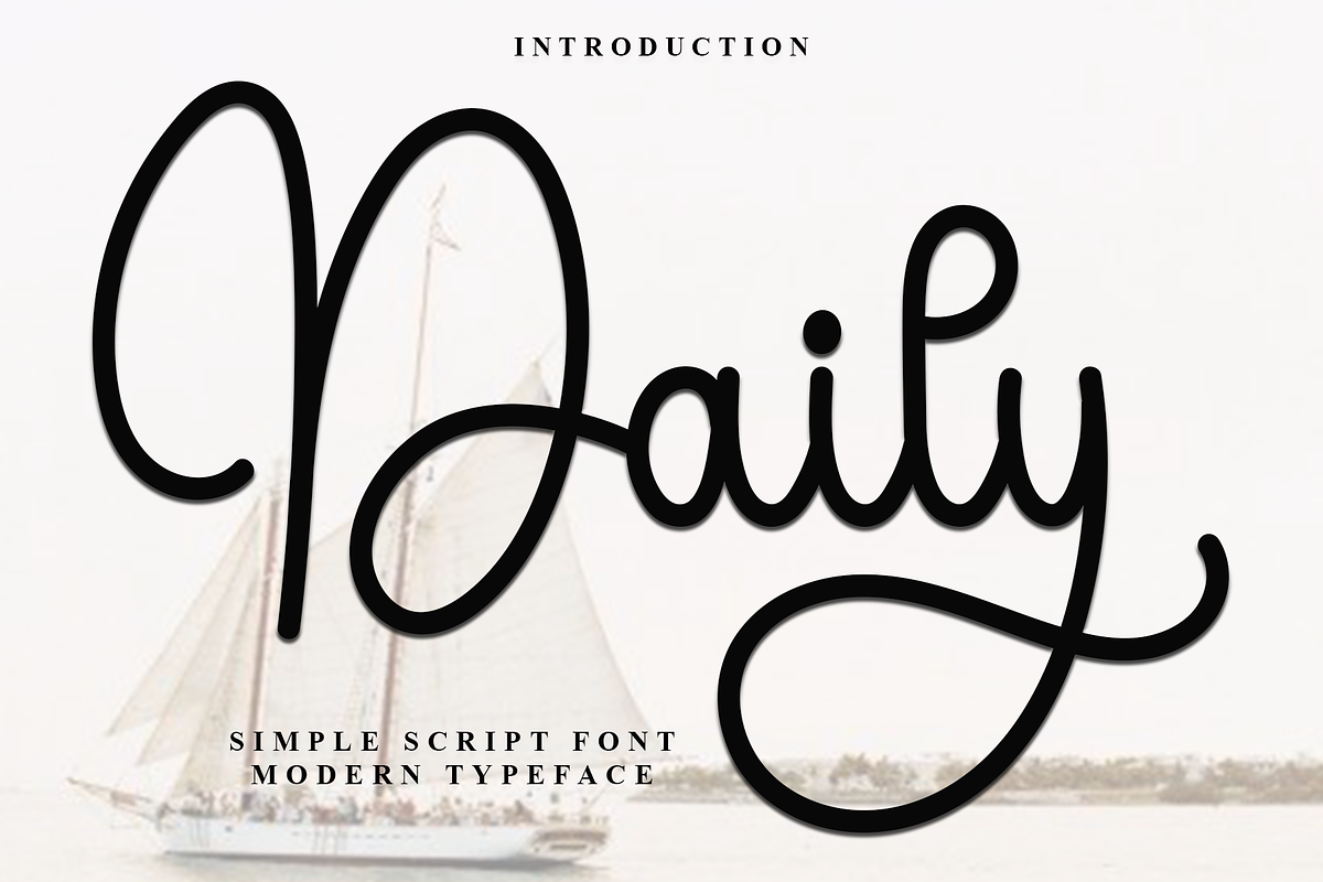 Daily, a Handwritten Font by FreshTypeINK (Photo 1 of 8)