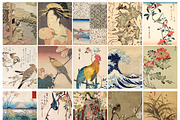 42 Vintage Japanese Wall Art Prints, a Decorative Illustration by Jodie Lee Studio (Thumbnail 2 of 3)