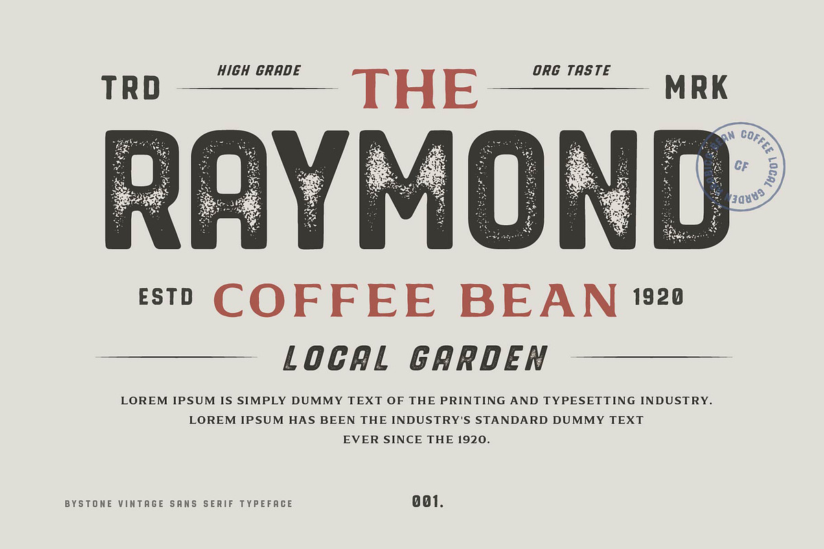 Bystone - Vintage Display Sans Serif, a Sans Serif Font by Illustraly Design (Photo 2 of 7)