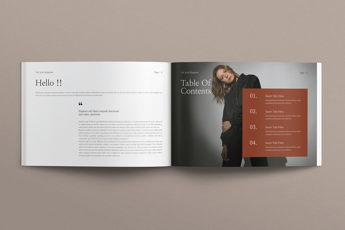 Lifestyle Magazine Landscape, a Magazine Template by E-Type (Photo 2 of 7)