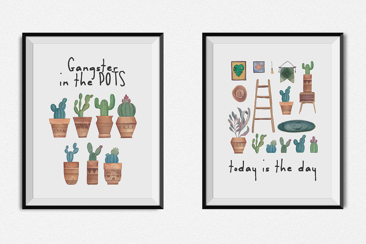 The Cozy Things (watercolor clipart), a Decorative Illustration by Soir Creative (Photo 2 of 7)