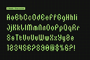 Bitstream Screen | Pixelated Font, a Sans Serif Font by gracetype_studio (Thumbnail 10 of 12)