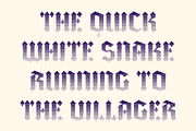 CS Vasco Halfpixel, a Blackletter Font by Craft Supply Co. (Thumbnail 6 of 8)