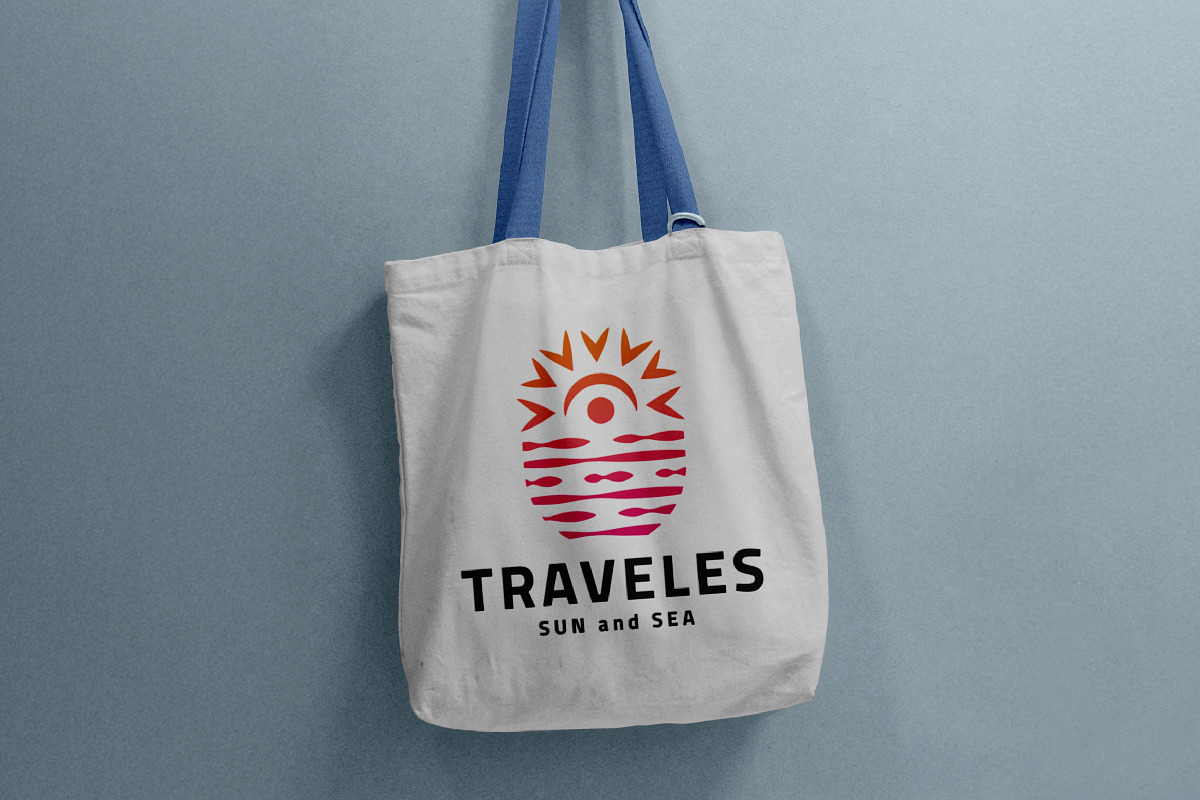 Sun and Sea Travel Logo Template, a Branding & Logo Template by Design_Planet (Photo 4 of 4)