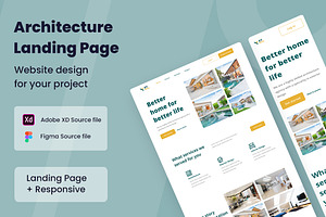 Architecture Web Design, a Wireframe Template by INSPR STD