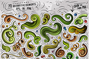Summer Nature Cartoon Objects Set, a Decorative Illustration by BALABOLKA (Thumbnail 3 of 3)