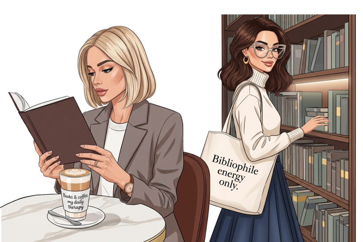 Bookish Era Fashion Illustrations, a Person Illustration by Tanya Kart (Photo 6 of 8)
