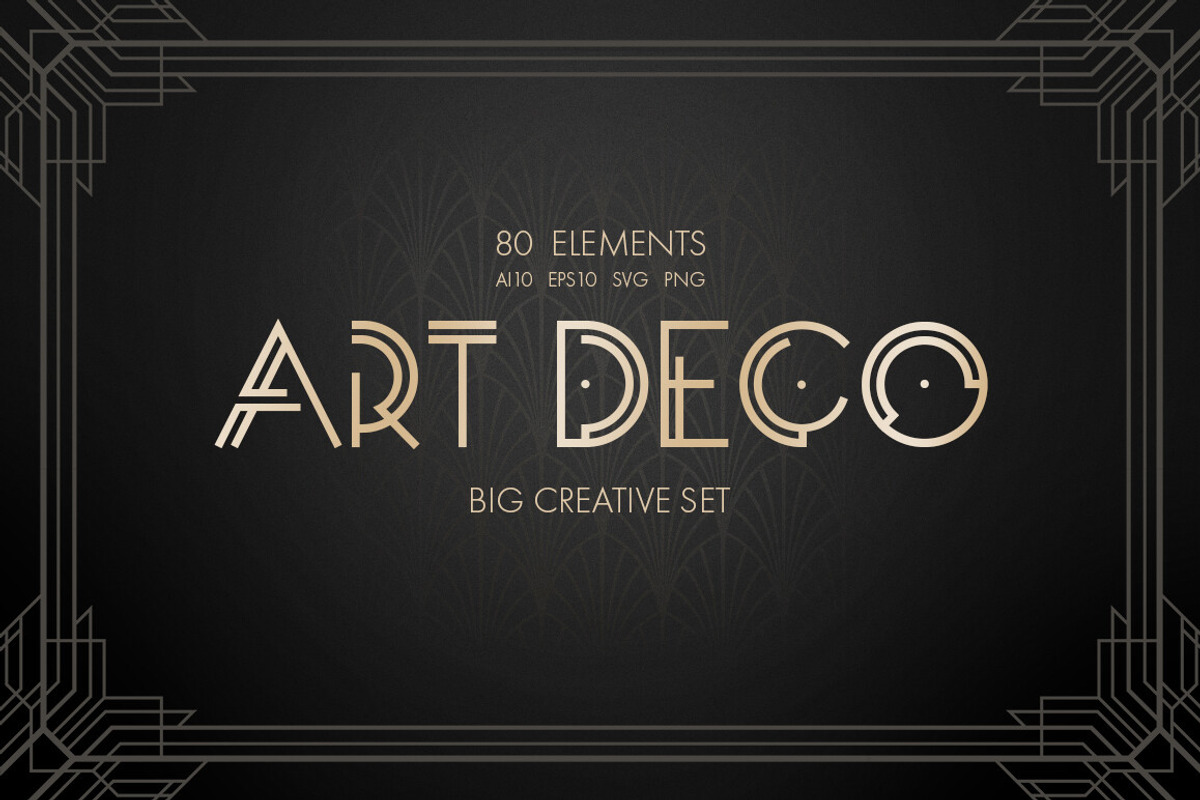 Art Deco Big Bundle • Save 30%, an Object Graphic by Olga Ryzychenko (Photo 3 of 5)