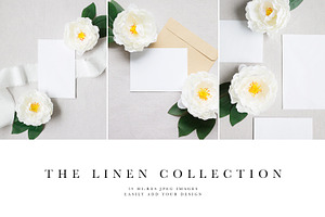 Linen Wedding Stationery Mockups